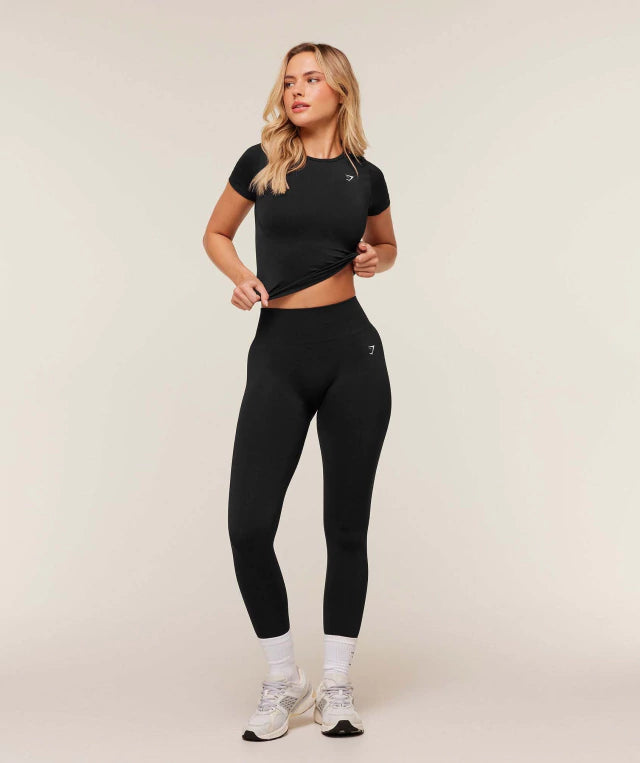 GSW-0074 Everyday Seamless Legging 2.0 - GS Black