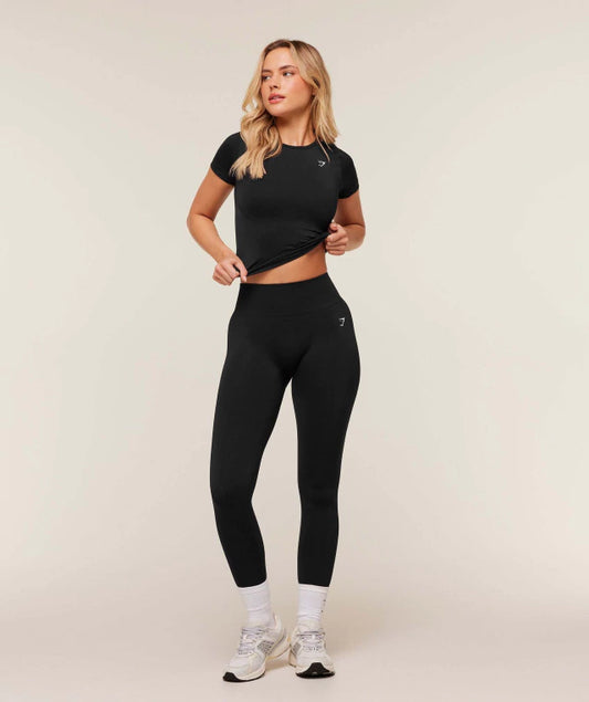 GSW-0074 Everyday Seamless Legging 2.0 - GS Black