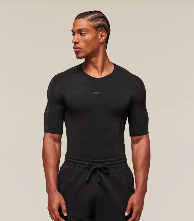 GS-0040 Everywear Warp Knit T-Shirt - Black