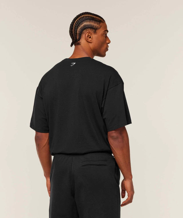GS-0061 Heavy Duty Bro Graphic T-Shirt - GS Black