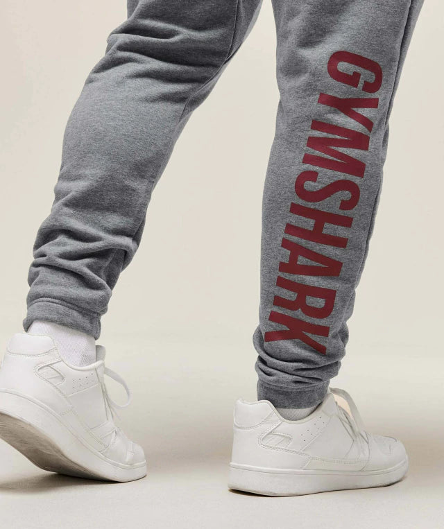 GS-0030 Power Wordmark Joggers Charcoal Core Marl