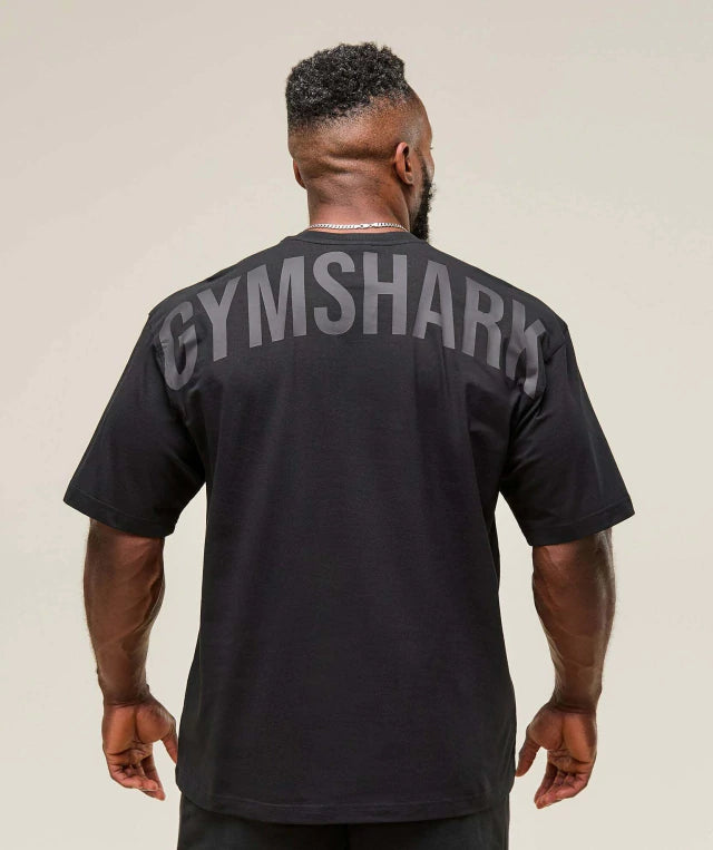 GS-0001 Power T-Shirt Black/Asphalt grey