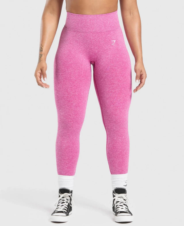 GSW-0007 LIFT SEAMLESS LEGGINGS Winning Pink