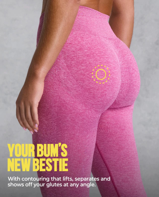 GSW-0007 LIFT SEAMLESS LEGGINGS Winning Pink