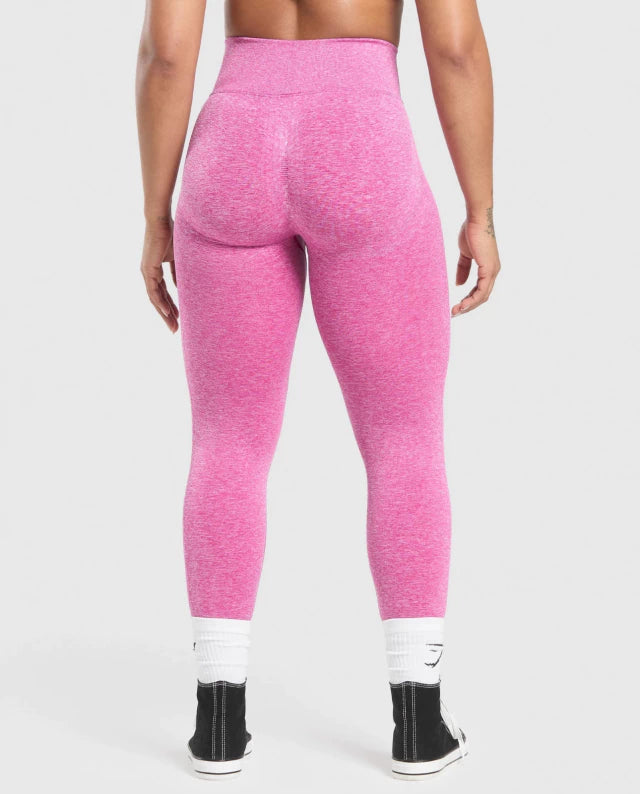 GSW-0007 LIFT SEAMLESS LEGGINGS Winning Pink