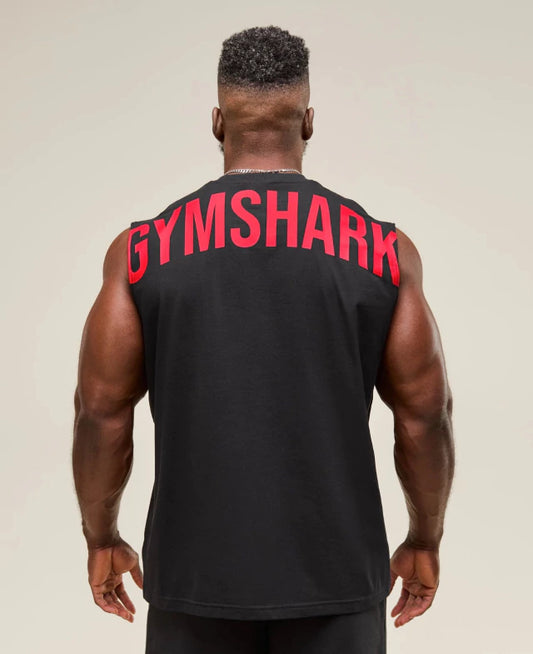 GS-0008 Power Cut Off Tank Black/Conditioning Red