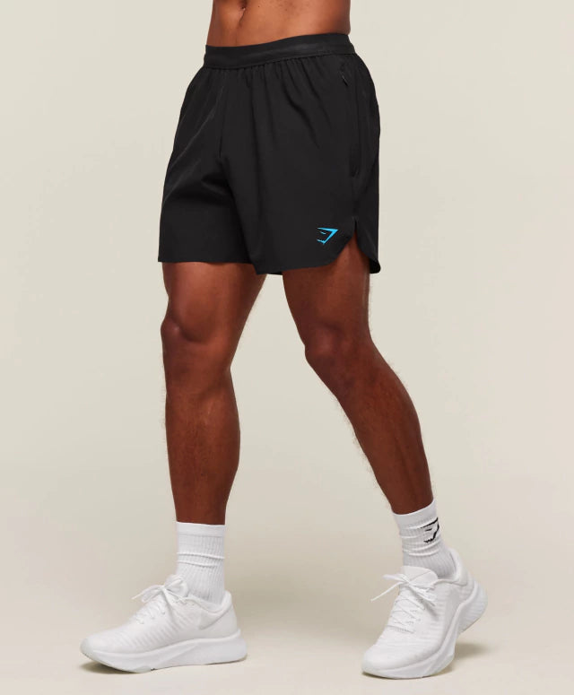 GS-0017 FIT REPEAT 6" SHORTS Black