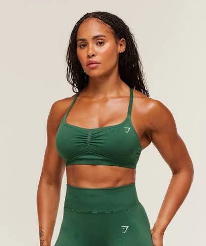 GSW-0057 Lift Seamless Sports Bra - Lift Green/Lift Green Marl