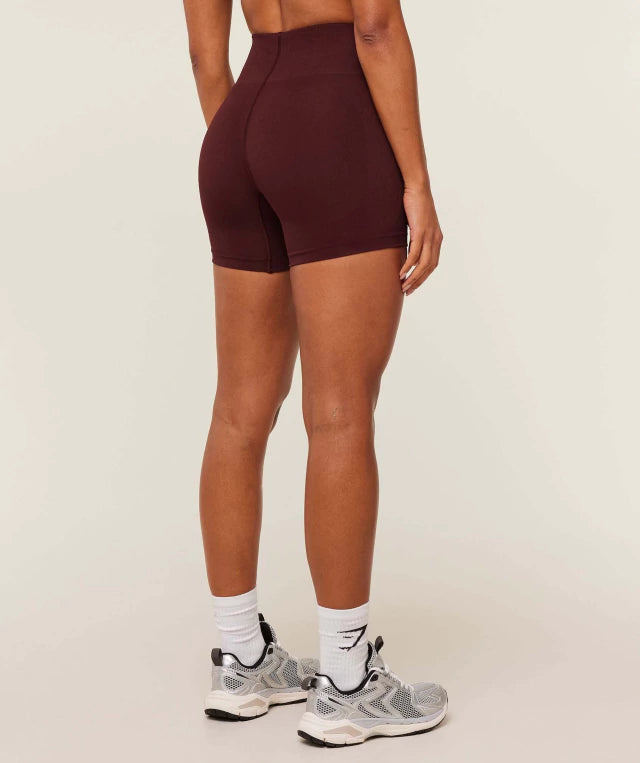 GSW-0060 Energised Seamless Shorts - Rich Maroon
