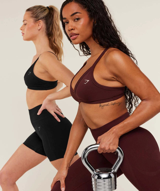 GSW-0061 Energised Seamless Sports Bra - Rich Maroon
