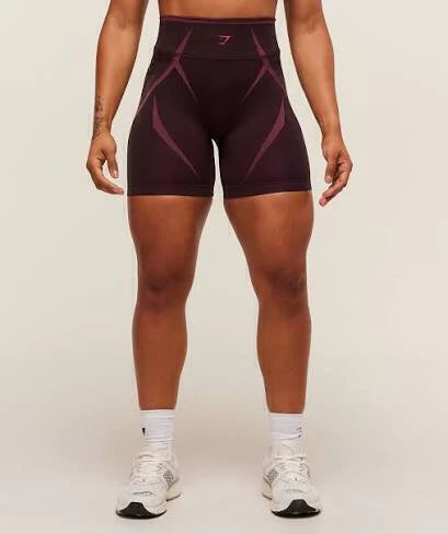 GSW-0051 Apex Seamless Shorts - Cherry Purple/Build Pink