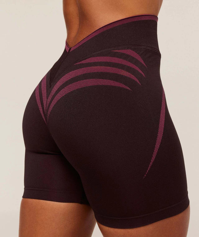 GSW-0051 Apex Seamless Shorts - Cherry Purple/Build Pink