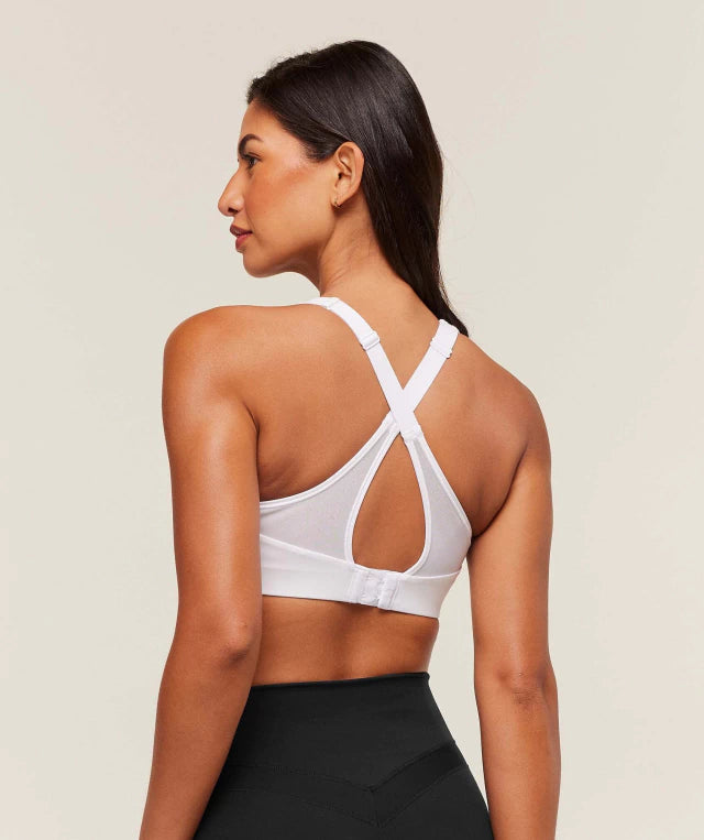 GSW-0063 Alpha High Support Sports Bra - White