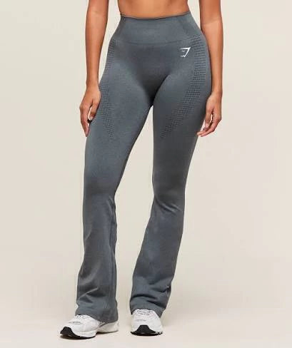 GSW-0064 Vital Soft Flared Leggings - Strong Grey/Marl