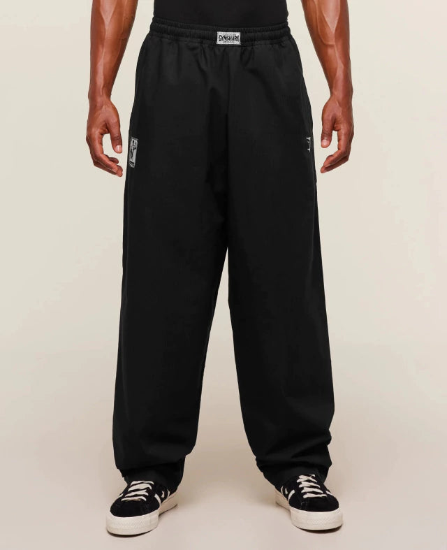 GS-0023 Straight Leg Pumper Pants - Black