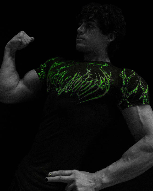 BD-009 Void Tech™ Short sleeve Compression [NEON GREEN]