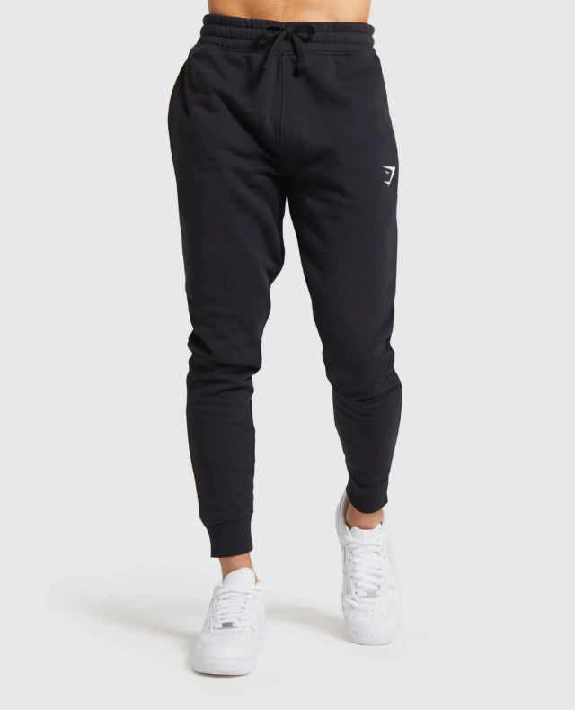 GYMSHARK Crest Jogger Black