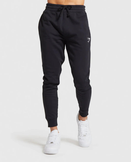 GS-0127 GYMSHARK Crest Jogger Black