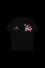 Heart Break Kid American Classic Oversized Tee in Black