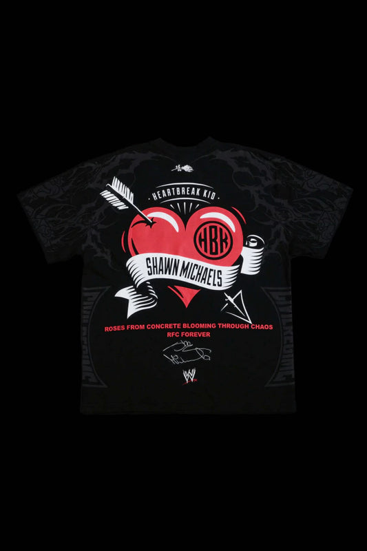 Heart Break Kid American Classic Oversized Tee in Black