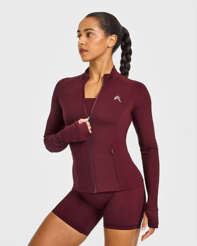 UnifiedMove Pocket Jacket Color: Rosewood