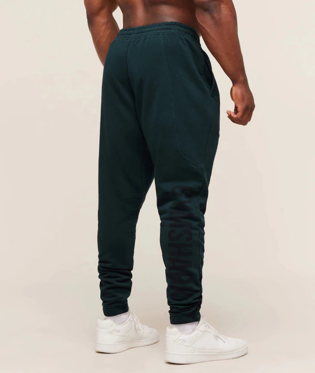 GS-0030 Power Wordmark Joggers Deep Petrol Blue
