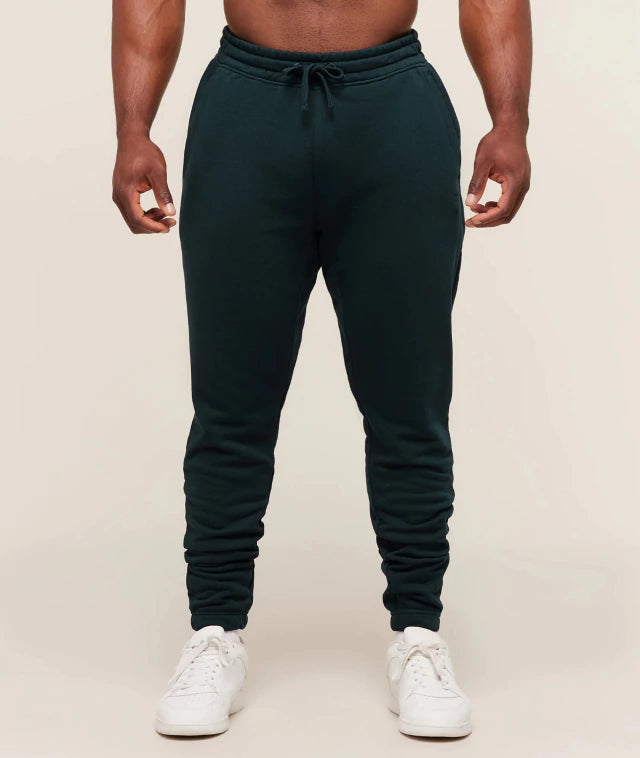 GS-0030 Power Wordmark Joggers Deep Petrol Blue