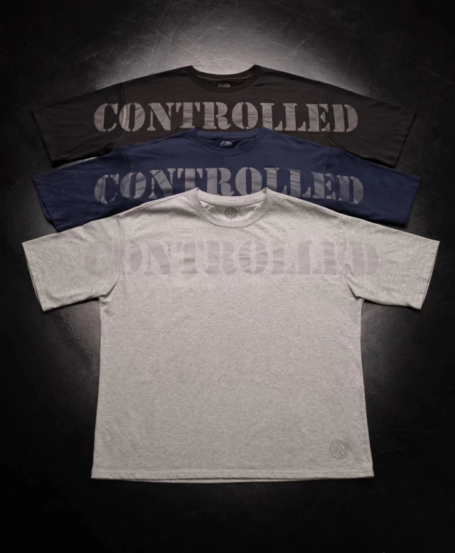 Silver Gray Lightweight Tee Controlled