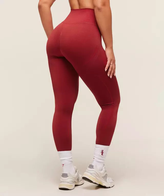 GSW-0039 Gymshark x Analis Seamless Leggings - Reps Red/Carmine Red