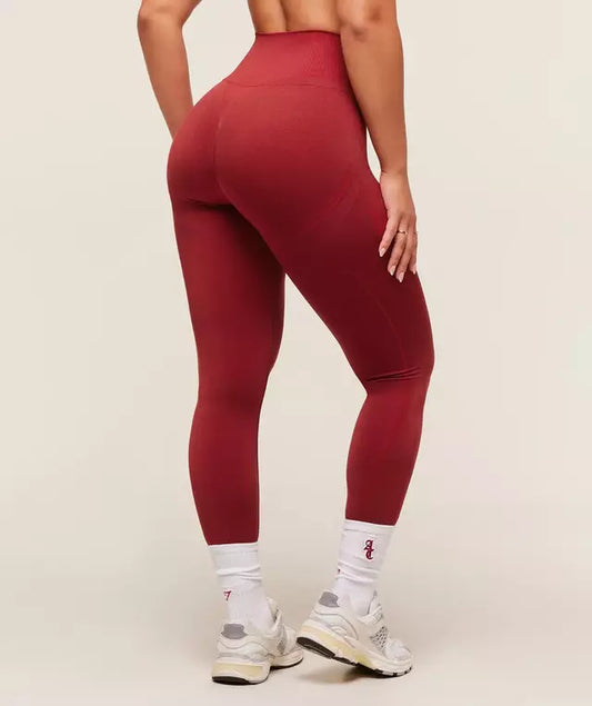 GSW-0039 Gymshark x Analis Seamless Leggings - Reps Red/Carmine Red