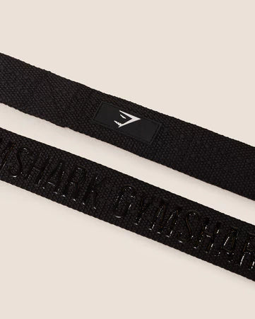 GSA-0013 Silicone Lifting Straps - Black