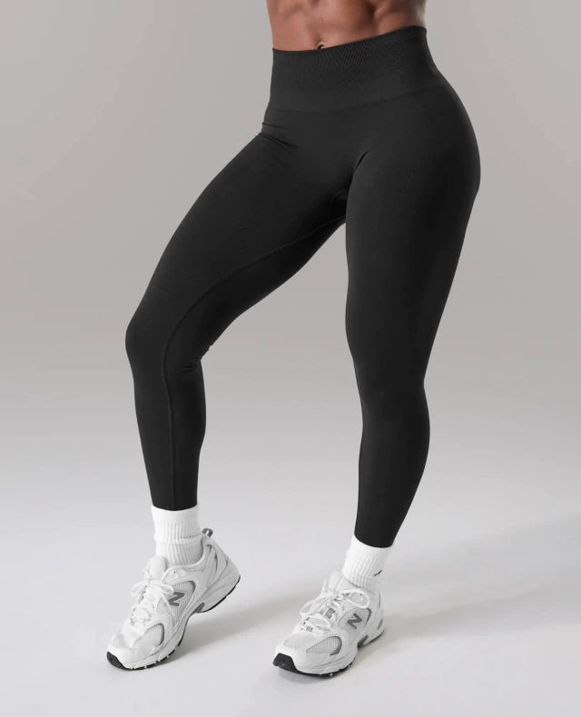 PUMP MID RISE LEGGING Black