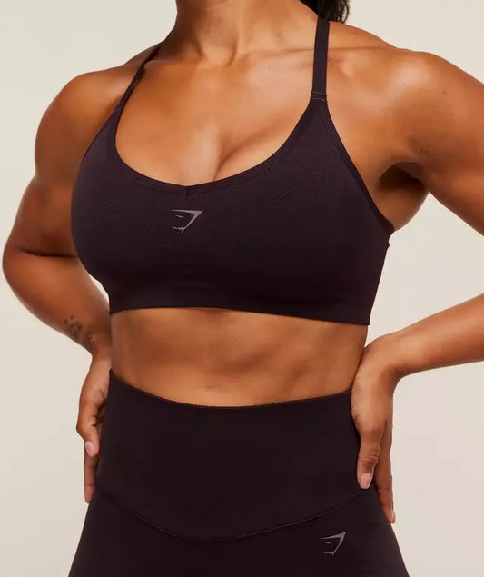GSW-0042 Activate Seamless Bralette - Plum Brown