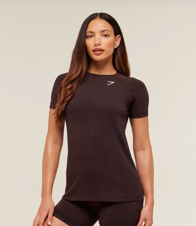 GSW-0048 Vital Light T-Shirt - Rich Maroon/Marl