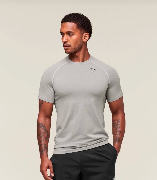 GS-0037 Vital T-Shirt - Black/Silhouette Grey