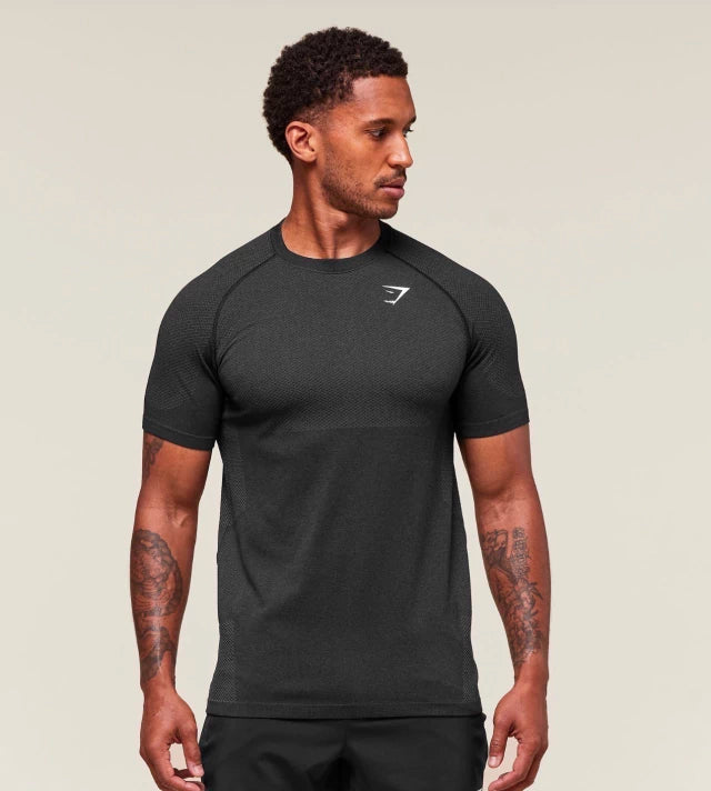 GS-0037 Vital T-Shirt - Black/Silhouette Grey