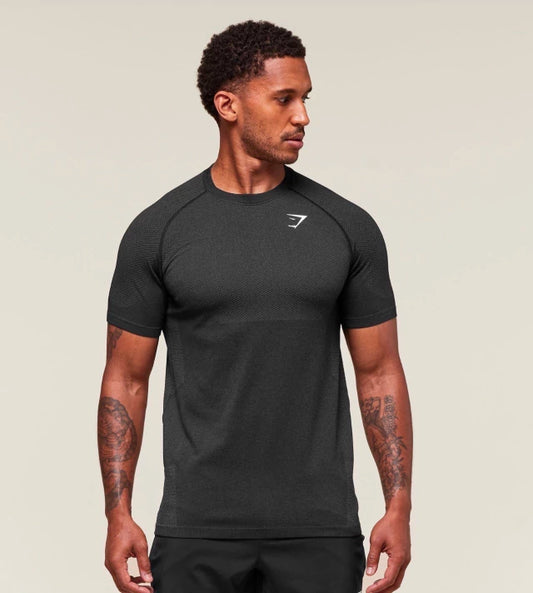 GS-0037 Vital T-Shirt - Black/Silhouette Grey
